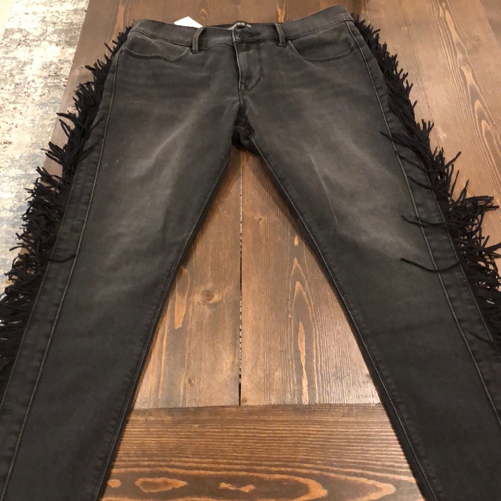 Express fringe jeans